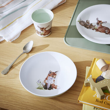 Wrendale Designs Little Wren Plate & Bowl Set Wrendale Designs Little Wren Plate & Bowl Set